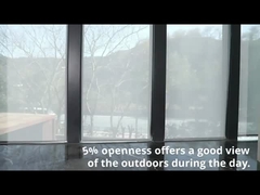 Tela solar Sun a mola das máscaras da proteção solar da abertura de 5% que protege máscaras das cortinas de rolo para a janela